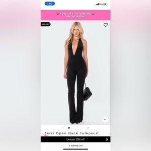 Edikted terry cloth jumpsuit